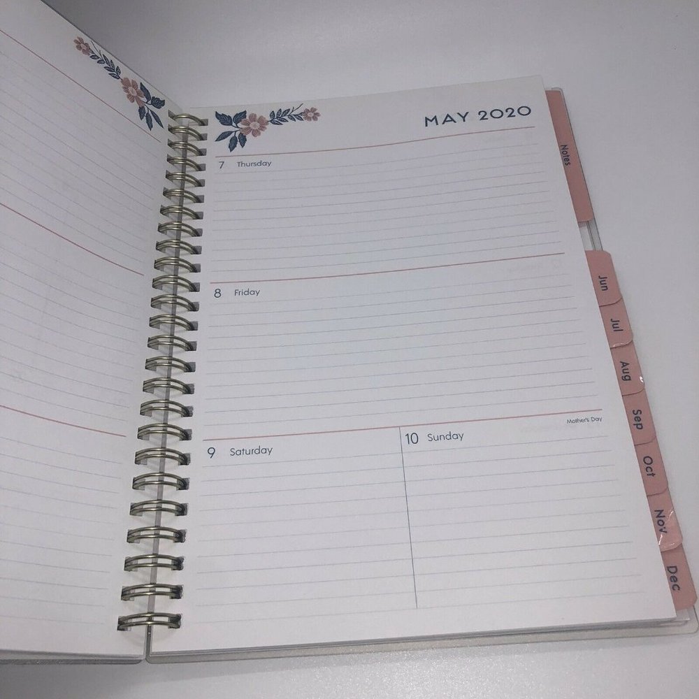 Blue Sky Jan-Dec 2020 Tab Planner Weekly Monthly C - Picture 7 of 8